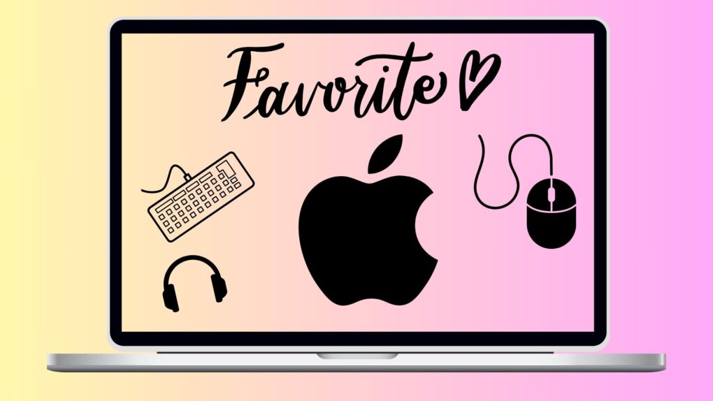 Image of a Mac with the word 