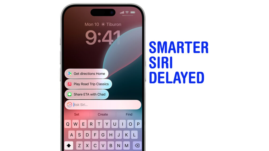 Image of an iPhone with the words 