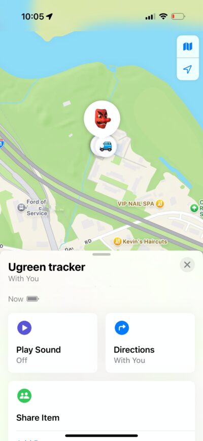 Ugreen tracker in Find My Ugreen tracker in Find My