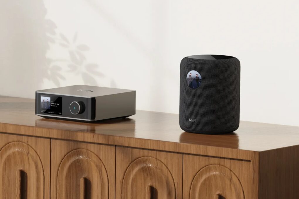 WiiM Sound smart speaker and WiiM Amp Ultra